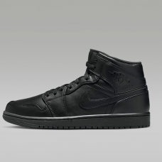 Кроссовки мужские Nike Air Jordan 1 Mid, черные