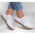 Skechers レディース スニーカー Hotshot - Kickoff ナチュラル / ライトブルー