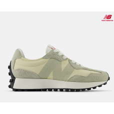 New Balance レディース 運土靴327 オリーブ