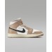 Nike Air Jordan 1 Mid Women's Shoes Sail/Desert/Black