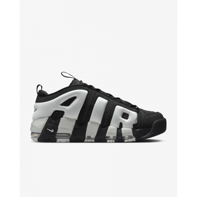 Кроссовки мужские Nike Air More Uptempo Low Черный/Серебристый металлик/Фотонная пыль