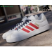 Adidas VL Court 3.0 Men's Shoes Cloud White / Better Scarlet / Team Navy Blue 2