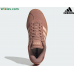 Кроссовки Adidas VL Court Bold коричневые с коралловым на платформе