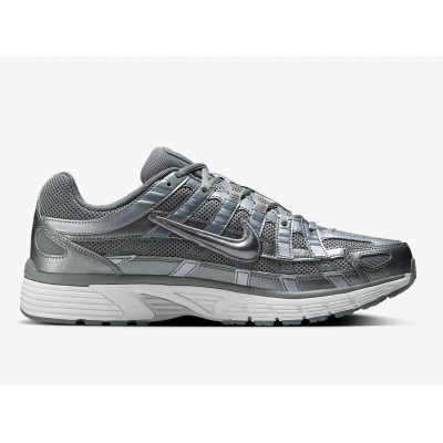 Nike Unisex Shoes P-6000 Metallic Cool Grey/White/Wolf Grey