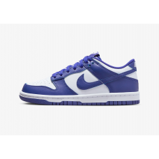 Кроссовки Nike Dunk Low для подростков унисекс оригинальные, Белый/Синий