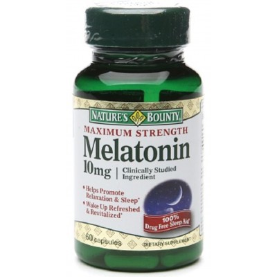 Nature's Bounty Мелатонин 10 mg ,  60 таблеток, пищевая добавка