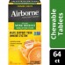 Schiff, Airborne Immune Support Tablets with Vitamin C, Zesty Orange - 64 Chewable Tablets