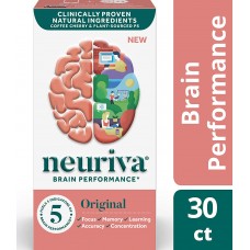 ニューリバオリジナル(Neuriva Original)、   コーヒーチェリーエキスとホスファチジルセリンを含む脳の健康サプリメン、 ３０個 